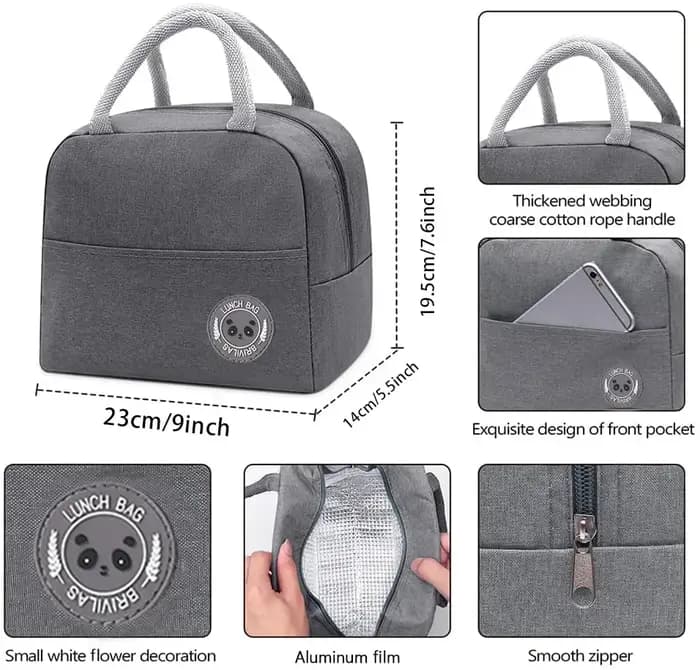 Sac à lunch isotherme pour femmes