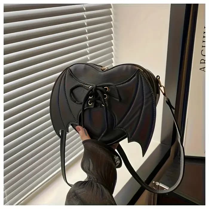 Sac à bandoulière en forme de chauve-souris pour femmes