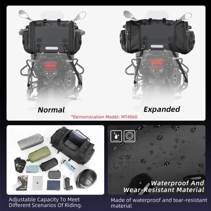 Bal inowalk-Sac à bagages de voyage pour moto