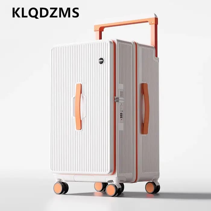 KLQDZMS bagage roulant capacité surdimensionnée boîtier de chariot ABS + boîte d'embarquement PC 20 "24" 26 "28" 30 "32 pouces valise de voyage pour femmes