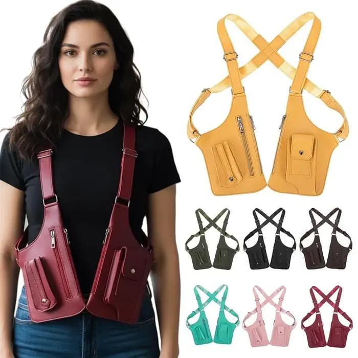 Sac vintage à double bandoulière