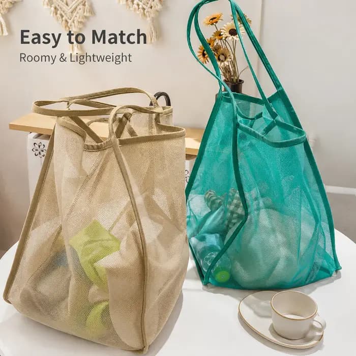 Sac de plage en maille de polyester