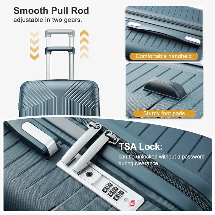 Valise de voyage 2024 nouvelle grande capacité bagages roulants Durable TSA