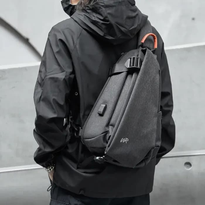 Sac bandoulière pour homme, sac de poitrine, sac décontracté tendance pour homme, nouveau style sac