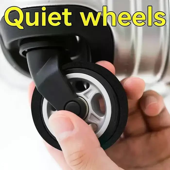 Autocollants silencieux pour roulettes de bagages : réduction du bruit et protection résistante à l'usure pour valises