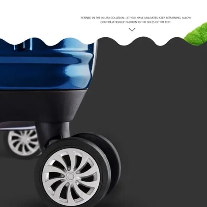 Roues de Valise Universelles Résistantes à 360 °