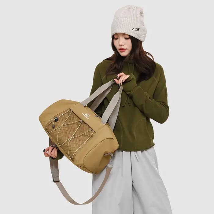 Nouveau Sac de voyage stockage de courte Distance sac à bagages léger simple épaule bandoulière en plein
