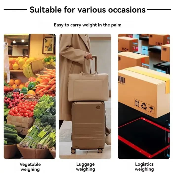 Balance à bagages numérique Portable 3-en-1 50Kg/110Lbs