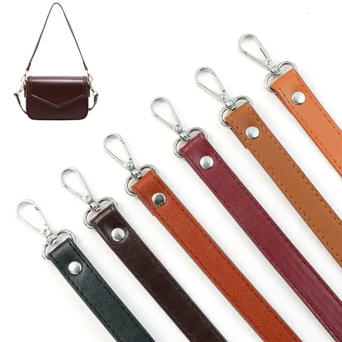 Sangle de sac en cuir réglable pour femme