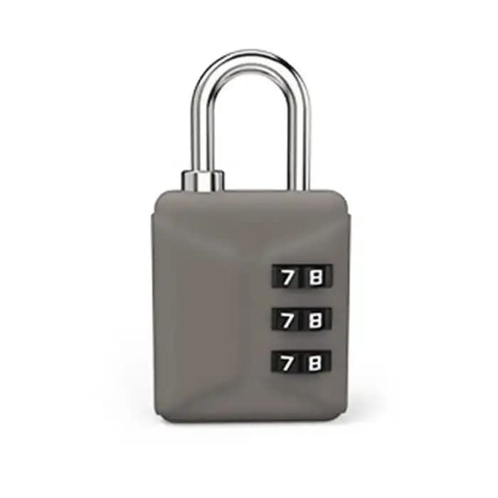 Cadenas à combinaison à 3 chiffres pour valise, antivol, étanche, mini cadenas à code, cadenas de sé