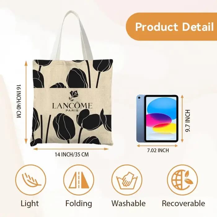 Sacs de rangement de luxe à motif L-L-LancomeS