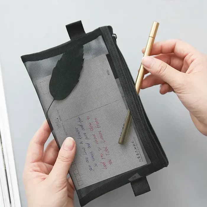 Pochettes transparentes A4/A5/horizon à fermeture éclair
