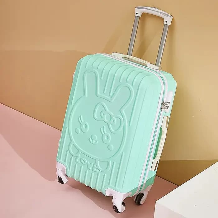 Sac à bagages à roulettes de dessin animé mignon