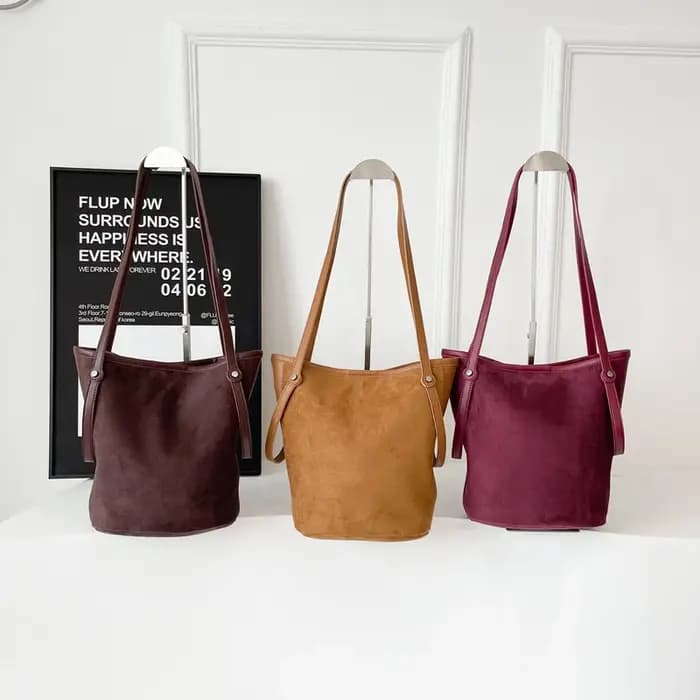 Sac à bandoulière en Faux daim pour femmes