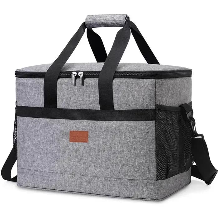 Sac isotherme souple 32L avec doublure rigide, grand sac à déjeuner isolé pour pique-nique, sac de r