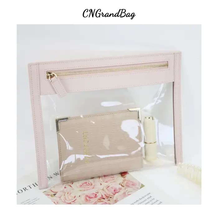 Sacs de maquillage de voyage personnalisés en cuir de Crocodile pour femmes
