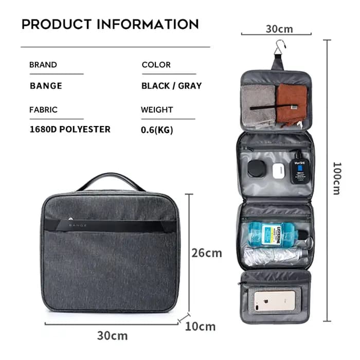Trousse de maquillage Oxford pour femme