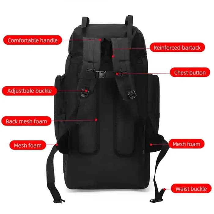 Randonnée Camping sac à dos voyage grand sac à bagages hommes Trekking Sports de plein air Pack Molle