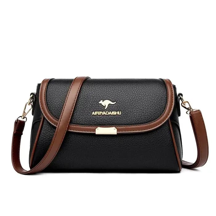 Sac à Bandoulière en Cuir Solide de Bonne Qualité pour Femme, Petit Sacoche de Styliste, Nouvelle Co