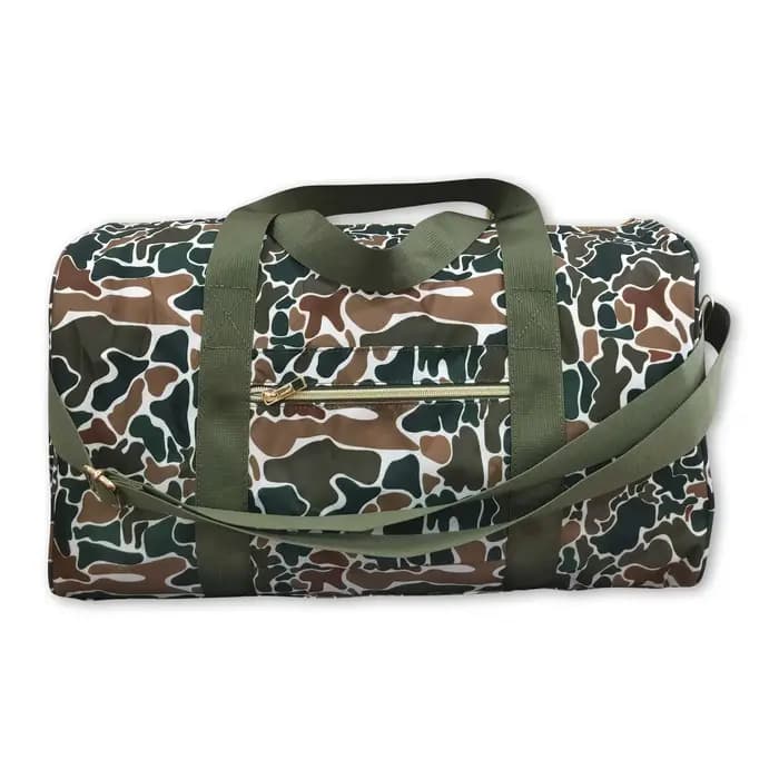 Sac de voyage camouflage marron