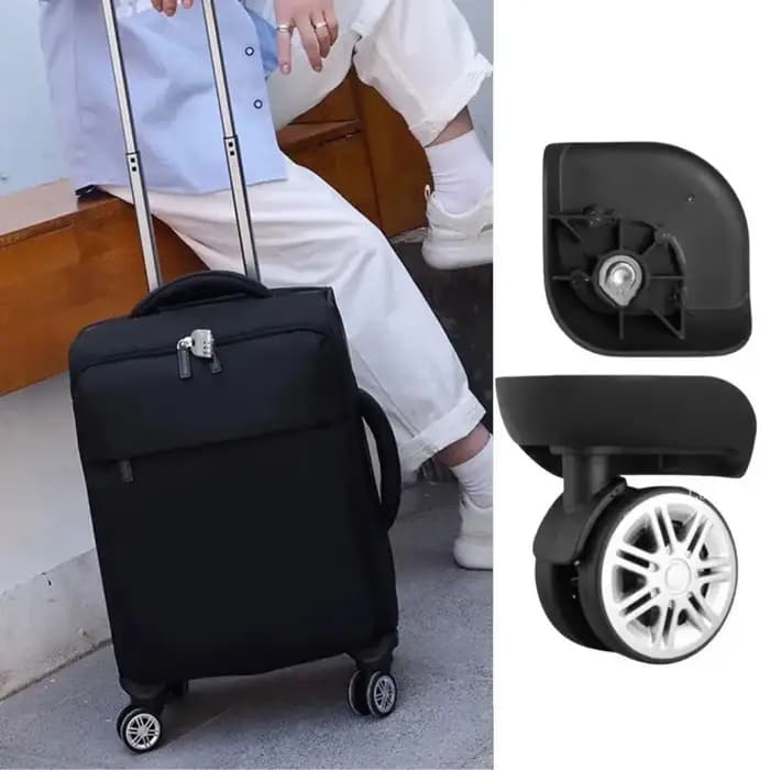 1 paire A19 remplacement bagages roues réparation bricolage accessoires pour valises de voyage