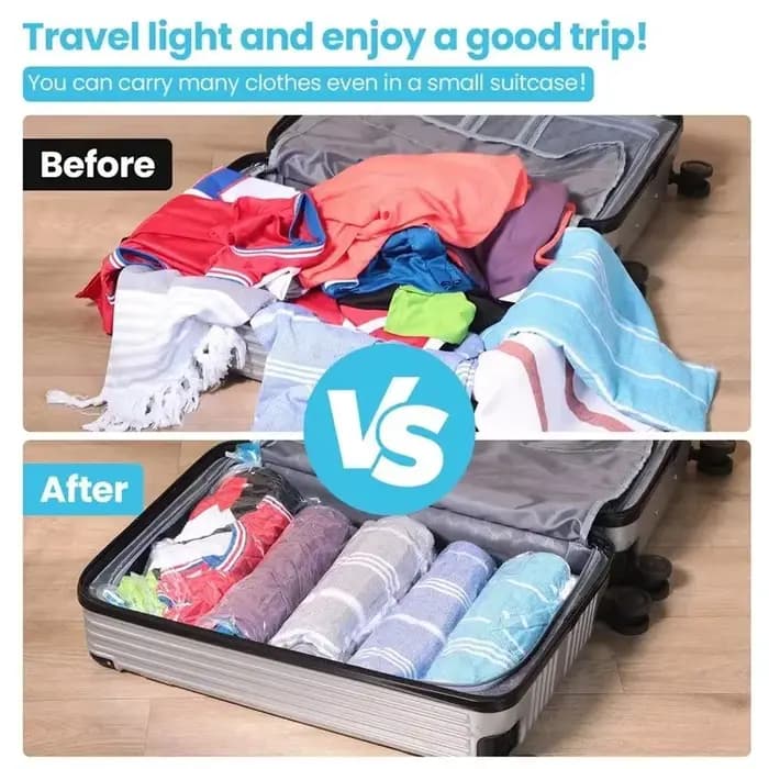Sacs de rangement enroulables pour voyage