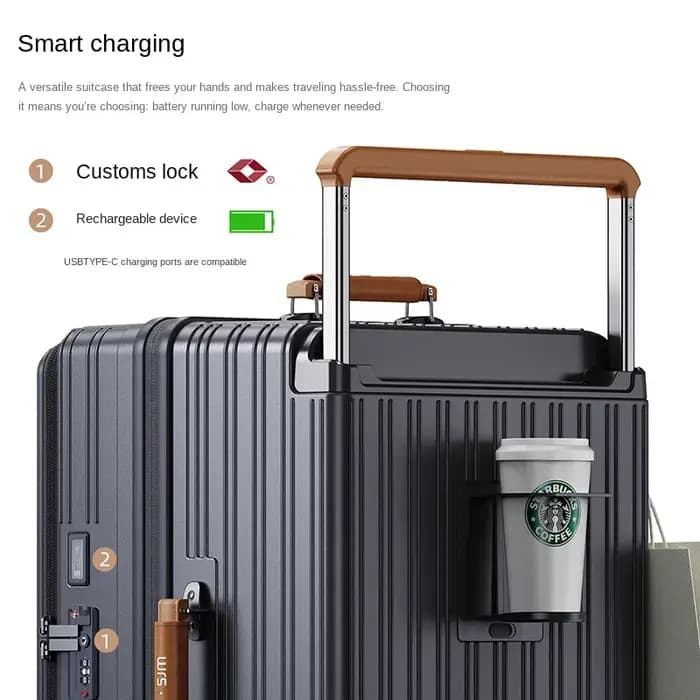 Nouvelle valise de voyage grande capacité 28/30 pouces