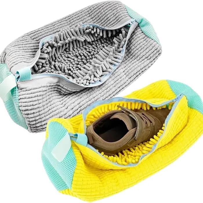 Sac à linge pour chaussures en fibres douces 360 ° Sac