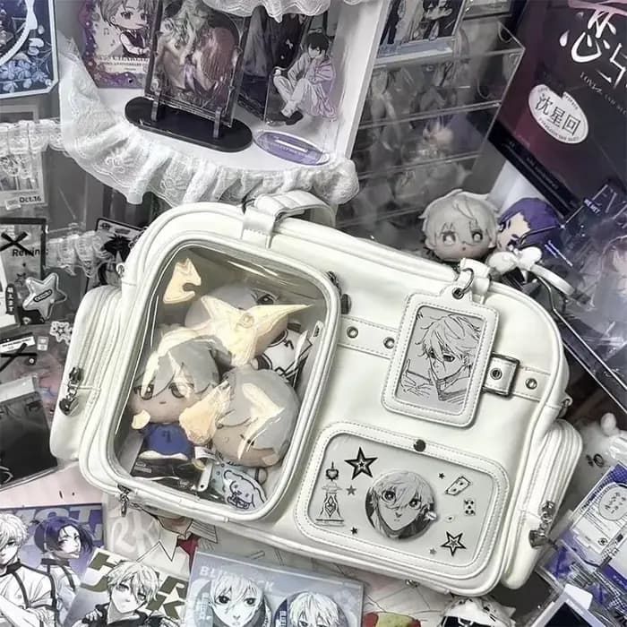 Sac fourre-tout transparent multi-poches