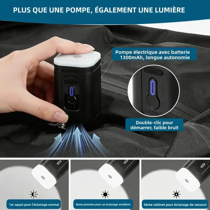 Sac de compression sous vide Ryanair 28L avec pompe électrique