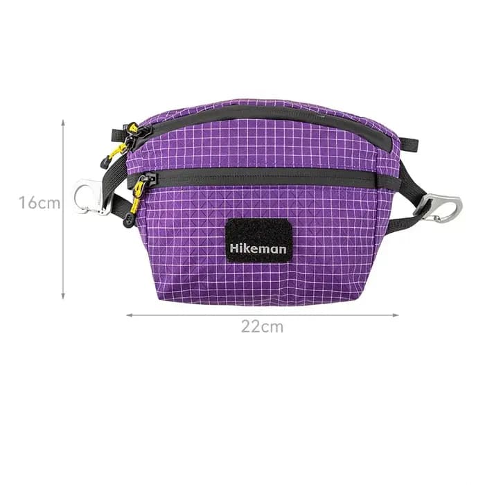 Hikeman sac de poitrine en plein air sac de pêche multifonctionnel Camping sac à bandoulière sport cyclisme sac de taille