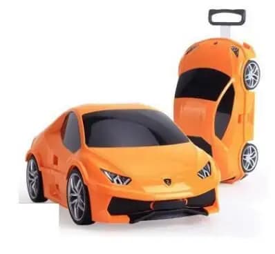 Valise de voyage à roulettes pour enfants, bagages de voiture pour enfants, valise à roulettes pour