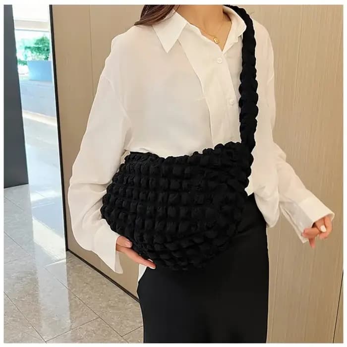 Sac à bandoulière de couleur unie