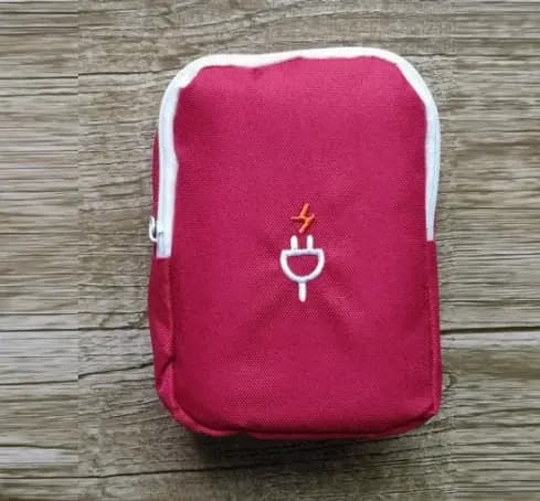 Organisateur de chargeurs de voyage, sac portable pour câbles électroniques, étui de voyage pour gadgets numériques pour cordons, batterie externe, écouteurs, câble USB