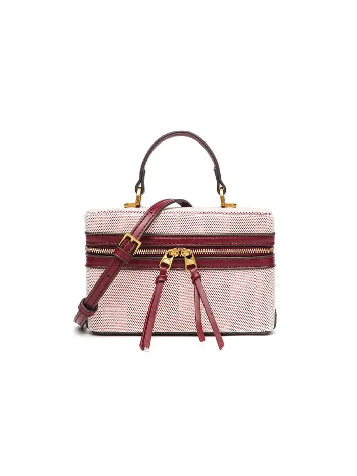 Fashionable versatile box bag brown one shoulder trendy hand-held hard
