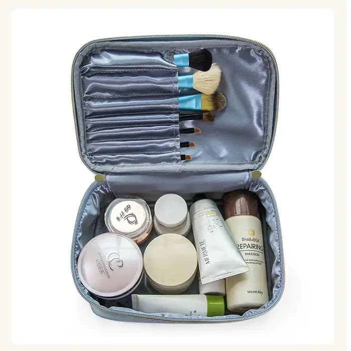 Nouvelle Trousse de Maquillage en Velours Grande Capacité