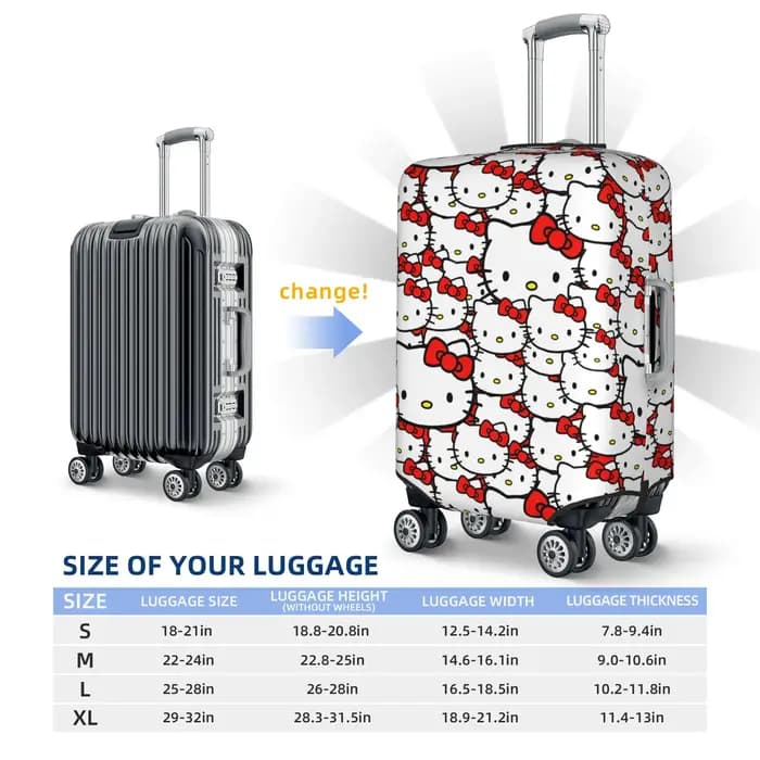 Housse de protection pour valise personnalisée
