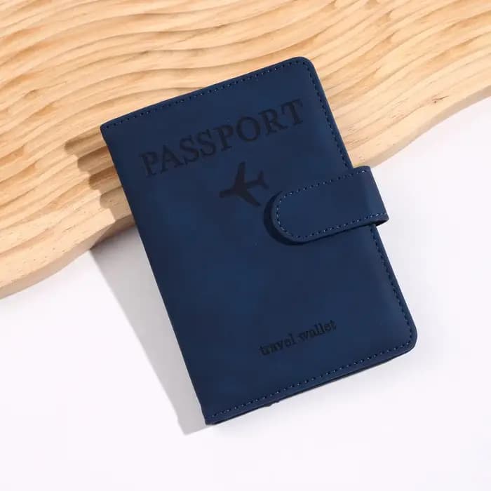 Porte-documents d'affaires Rfid pour le voyage, porte-passeport personnalisé, portefeuille pour carte d'identité et carte bancaire, étui portefeuille, accessoires de voyage