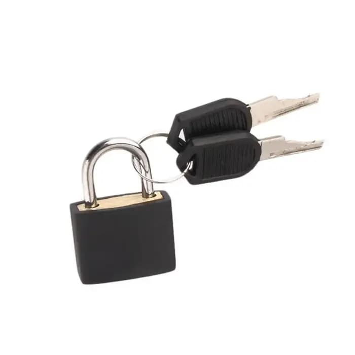 Serrure de porte d'armoire de sécurité antivol, mini-cadenas de valise, acier de bain, petite serrur