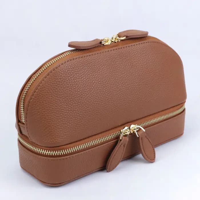 Sac à cosmétiques personnalisé en cuir Pu pour femmes