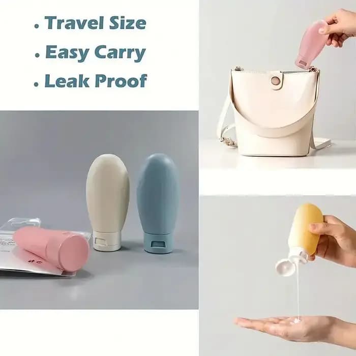 Kit de voyage pour liquides : flacons portables rechargeables pour parfum