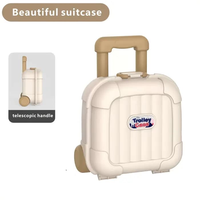 Valise compacte et mignonne, design gain de place, roues universelles, portable, pour amis, proches, voyages courts, rangement pour voyages en plein air
