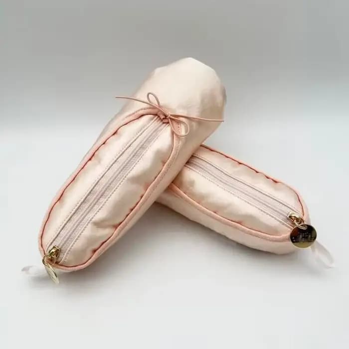 Trousse maquillage pour chaussures ballet rose