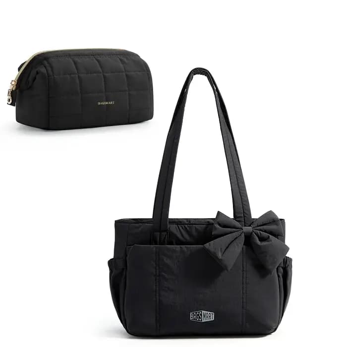 BAGSMART – sac fourre-tout matelassé rembourré pour femmes, sac à main polyvalent pour les déplaceme