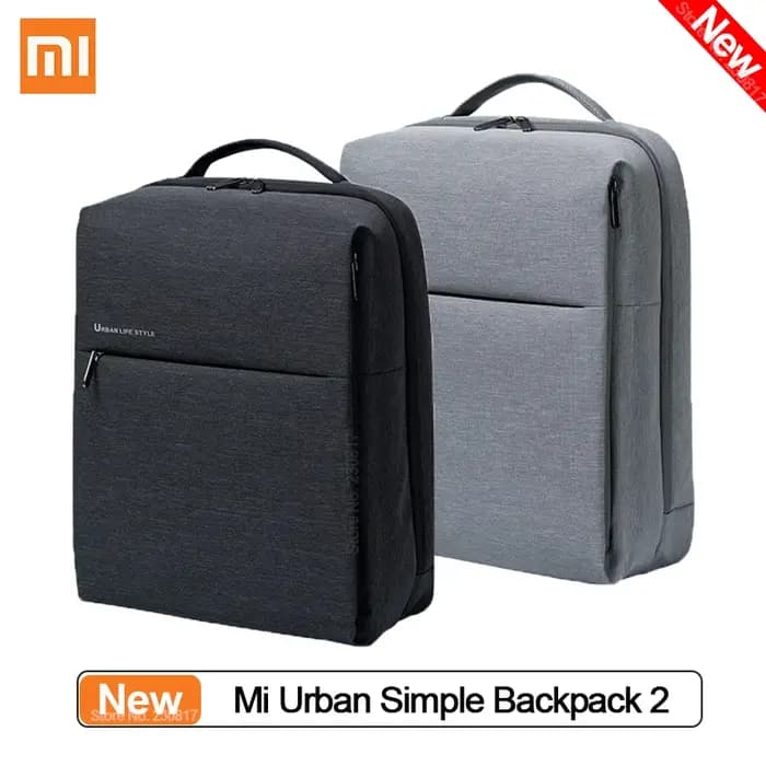 Xiaomi-Sac à dos simple urbain original
