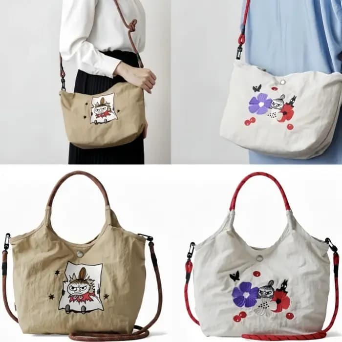 Nouveau sac bandoulière brodé de la série Moomins