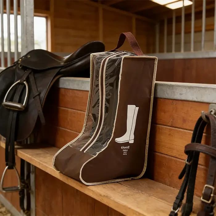 Sac de transport pour bottes équestres en tissu Non tissé Pvc