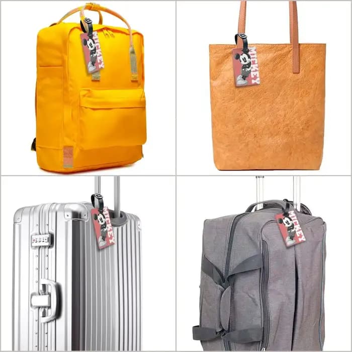Étiquette de bagage personnalisée M-Mouse pour valises