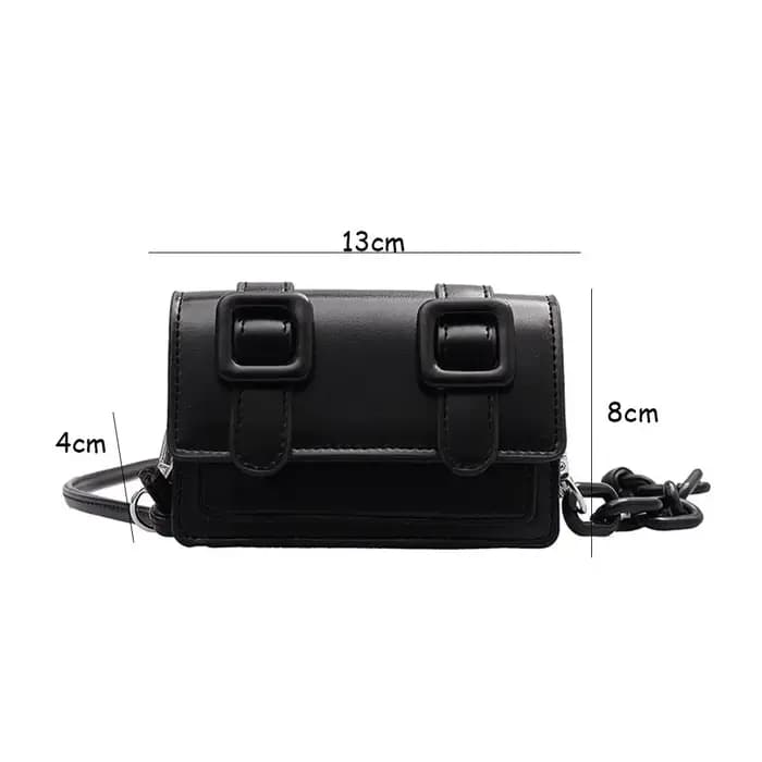 Mini petits sacs messager pour femmes fille chaîne sac à main en cuir PU sac