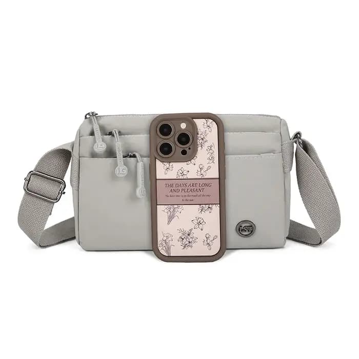 Sac à bandoulière décontracté et élégant, minimaliste, grande capacité, multi-zippé, léger, imperméable, pour femmes